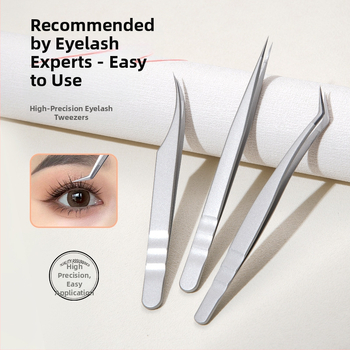 Profesionalios blakstienų pincetės su Feniks dizainu, tikslus tikslumas, nerūdijantis plienas