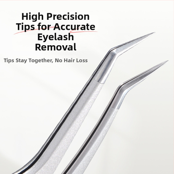 Profesionalios blakstienų pincetės su Feniks dizainu, tikslus tikslumas, nerūdijantis plienas