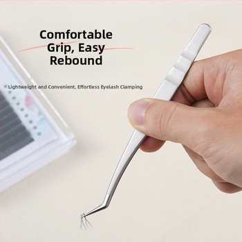 Profesionalios blakstienų pincetės su Feniks dizainu, tikslus tikslumas, nerūdijantis plienas