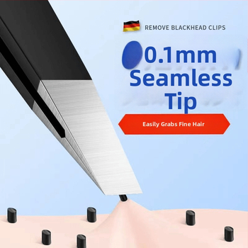 Liuliu beauty plokščios pincetės iš nerūdijančio plieno – daugiapaskirties grožio įrankis veido plaukelių šalinimui, antakių formavimui ir dirbtinių blakstienų lenkimui