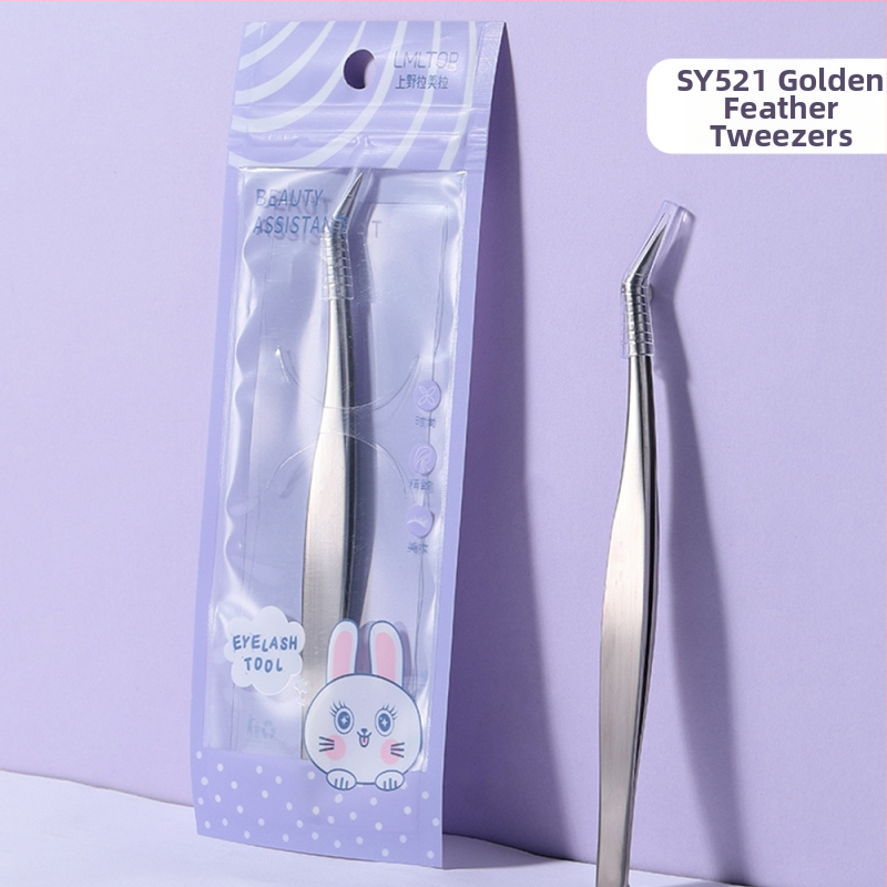 Blakstienų pratęsimo žnyplės – nerūdijantis plienas, plunksnos klipsas, modelis SY521, Yousha