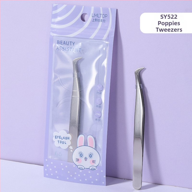 Blakstienų pratęsimo žnyplės – nerūdijantis plienas, plunksnos klipsas, modelis SY521, Yousha