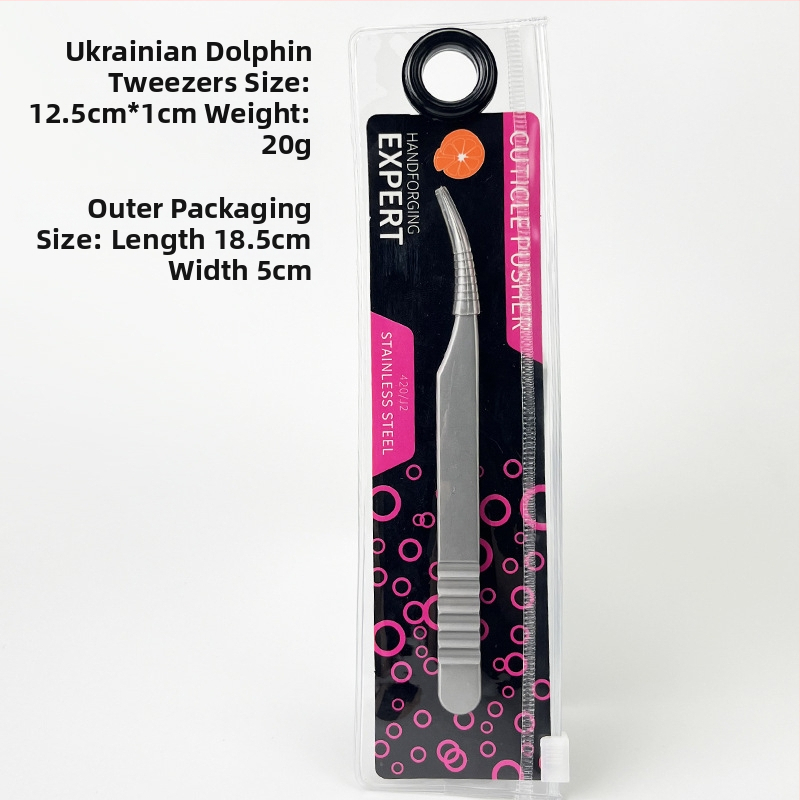 DQD nerūdijančiojo plieno blakstienų pincetai – tikslumas, veidrodinis paviršius, rankinis įrankis dirbtinėms blakėms