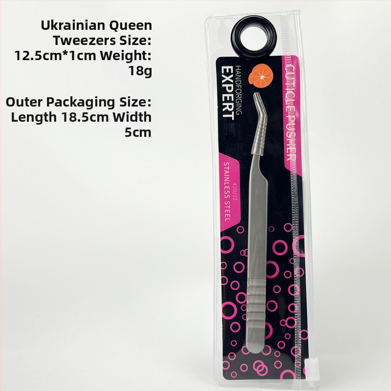 DQD nerūdijančiojo plieno blakstienų pincetai – tikslumas, veidrodinis paviršius, rankinis įrankis dirbtinėms blakėms