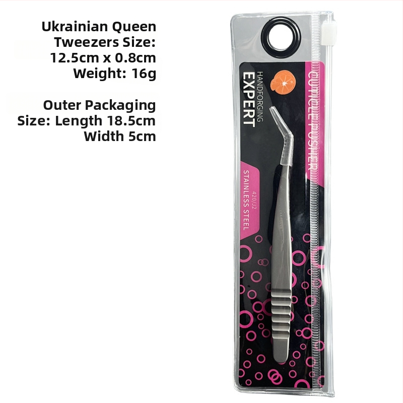 DQD nerūdijančiojo plieno blakstienų pincetai – tikslumas, veidrodinis paviršius, rankinis įrankis dirbtinėms blakėms