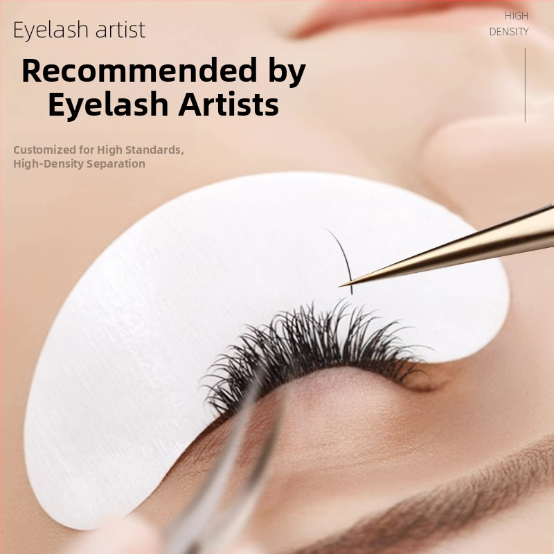 Augstas precizitātes skropstu pincetes – profesionāli skropstu pagarināšanas rīki iesācējiem, nerūsējošs tērauds, Yin color zīmols, autorizēts privātais zīmols