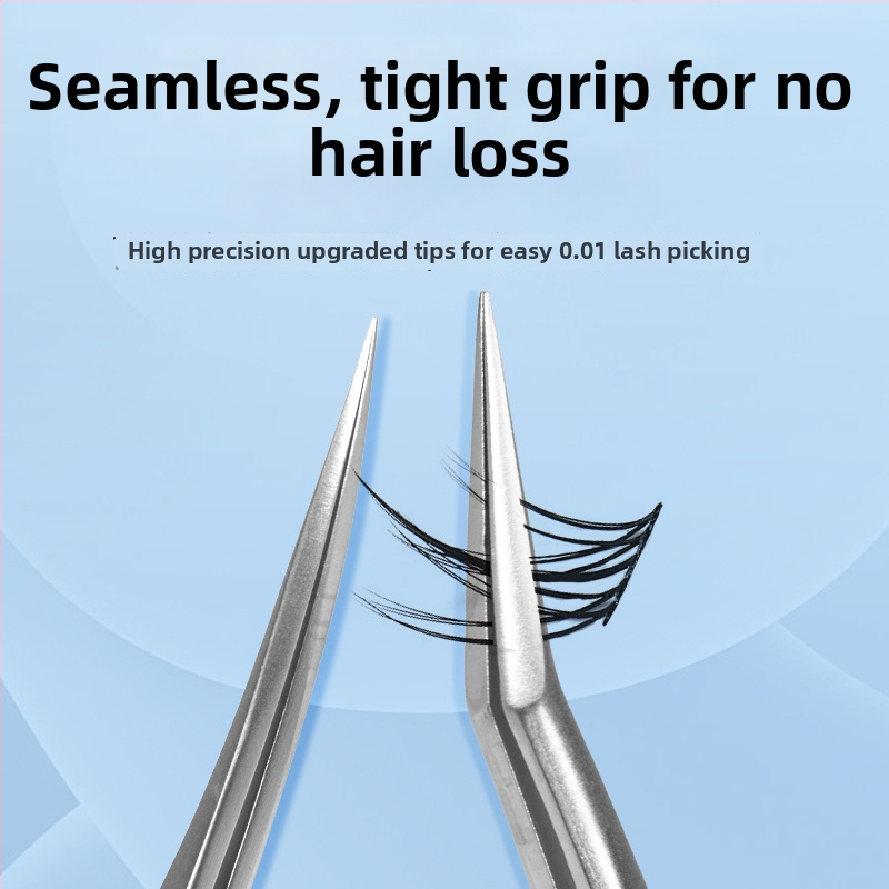 Blakstienų pincetai – didelio tikslumo, nerūdijančio plieno, daugžiedis dizainas dirbtinių blakstienų užklijavimui, prekinis ženklas Yiliren