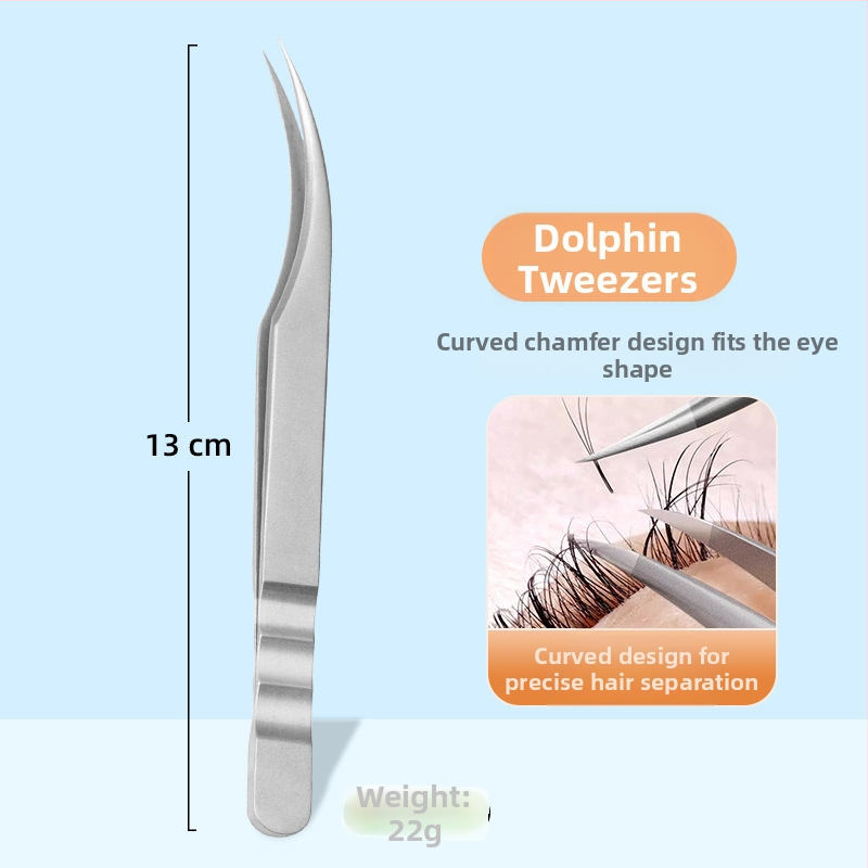 Blakstienų pincetai – didelio tikslumo, nerūdijančio plieno, daugžiedis dizainas dirbtinių blakstienų užklijavimui, prekinis ženklas Yiliren