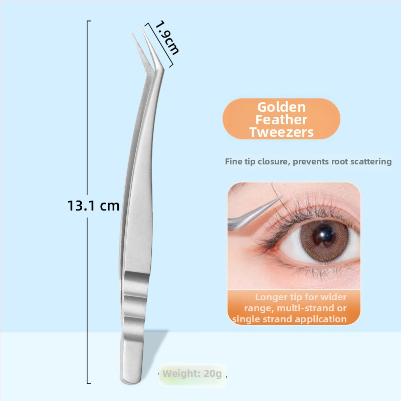 Blakstienų pincetai – didelio tikslumo, nerūdijančio plieno, daugžiedis dizainas dirbtinių blakstienų užklijavimui, prekinis ženklas Yiliren