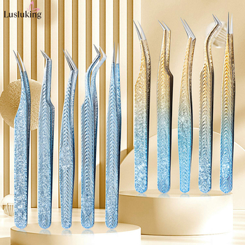 Blakstienų žnyplutės su medžio raštu, aukšta tikslumas, rankinis, LUSLUKING, pakuotė 500 vnt.