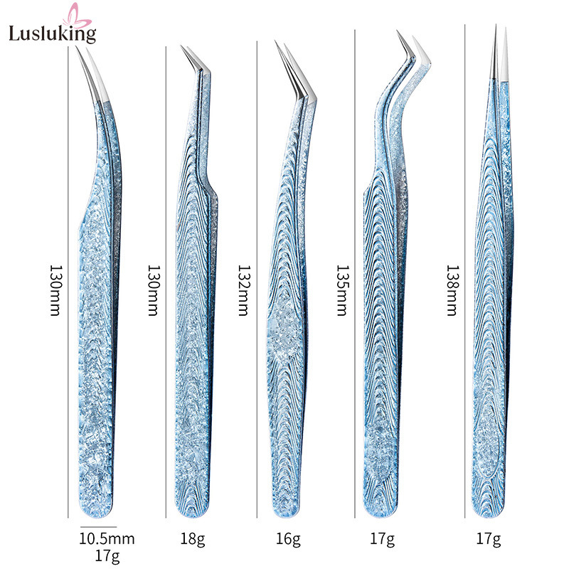 Blakstienų žnyplutės su medžio raštu, aukšta tikslumas, rankinis, LUSLUKING, pakuotė 500 vnt.
