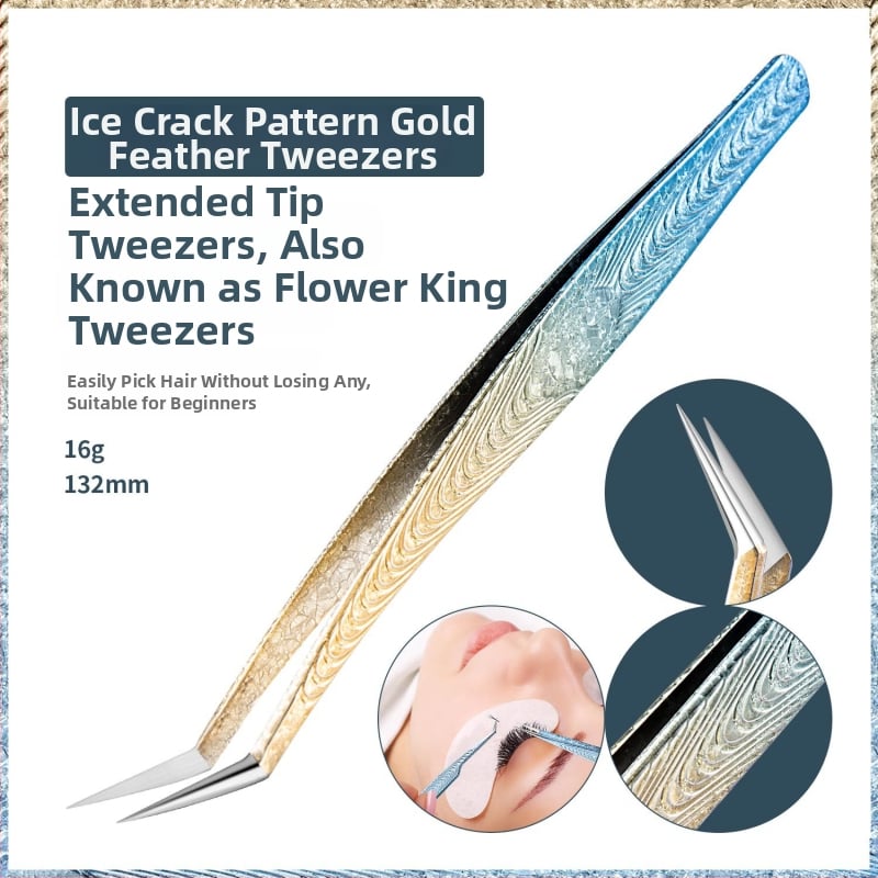 Blakstienų žnyplutės su medžio raštu, aukšta tikslumas, rankinis, LUSLUKING, pakuotė 500 vnt.