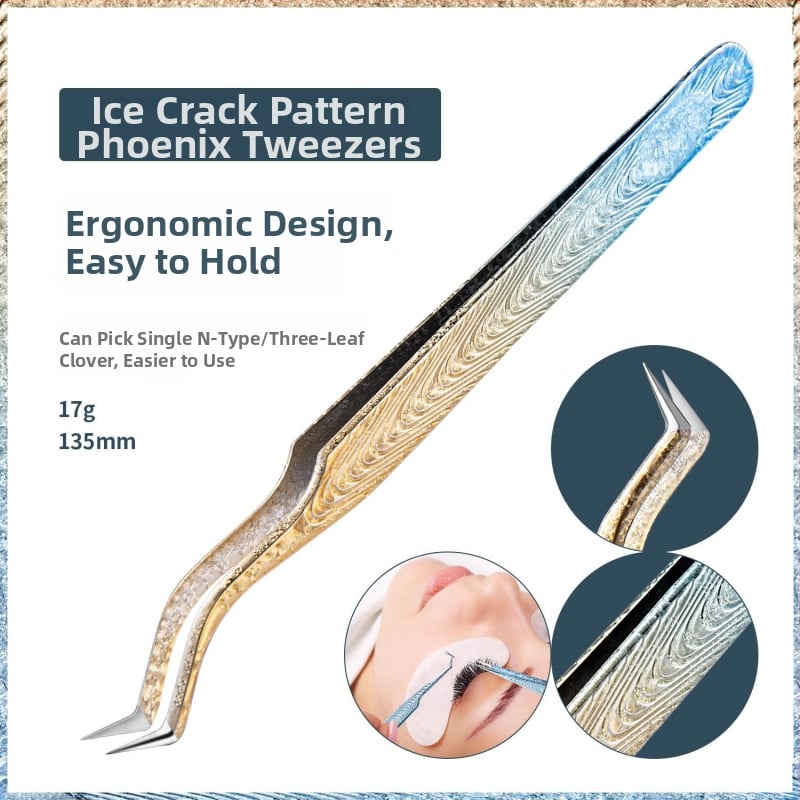 Blakstienų žnyplutės su medžio raštu, aukšta tikslumas, rankinis, LUSLUKING, pakuotė 500 vnt.