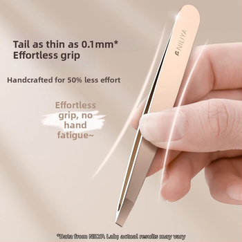 Niliya Augstas precizitātes uzacu pincetes — instrumentu komplekts uzacēm, skropstām un smalkiem matiņiem