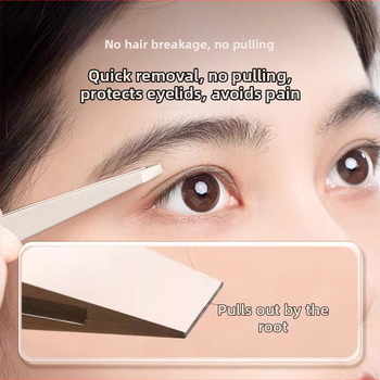 Niliya Augstas precizitātes uzacu pincetes — instrumentu komplekts uzacēm, skropstām un smalkiem matiņiem