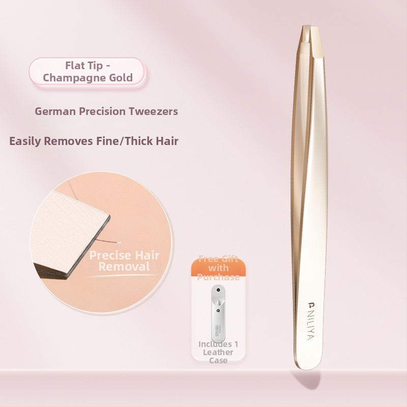 Niliya Augstas precizitātes uzacu pincetes — instrumentu komplekts uzacēm, skropstām un smalkiem matiņiem