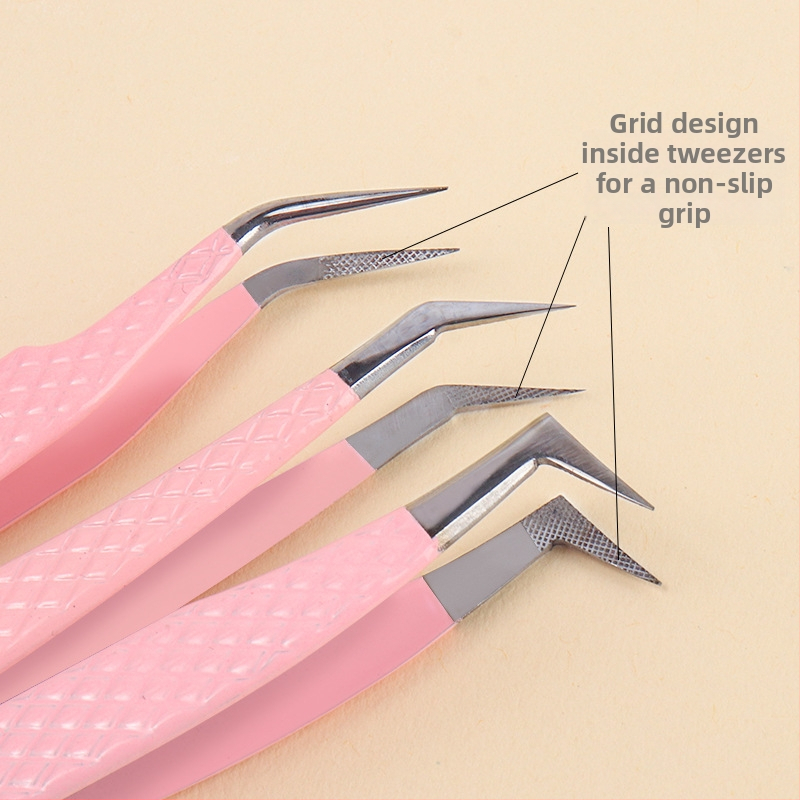 Ripsmete grefeerimise pintsetid roostevabast terasest kiudpeaga, kõrge täpsus