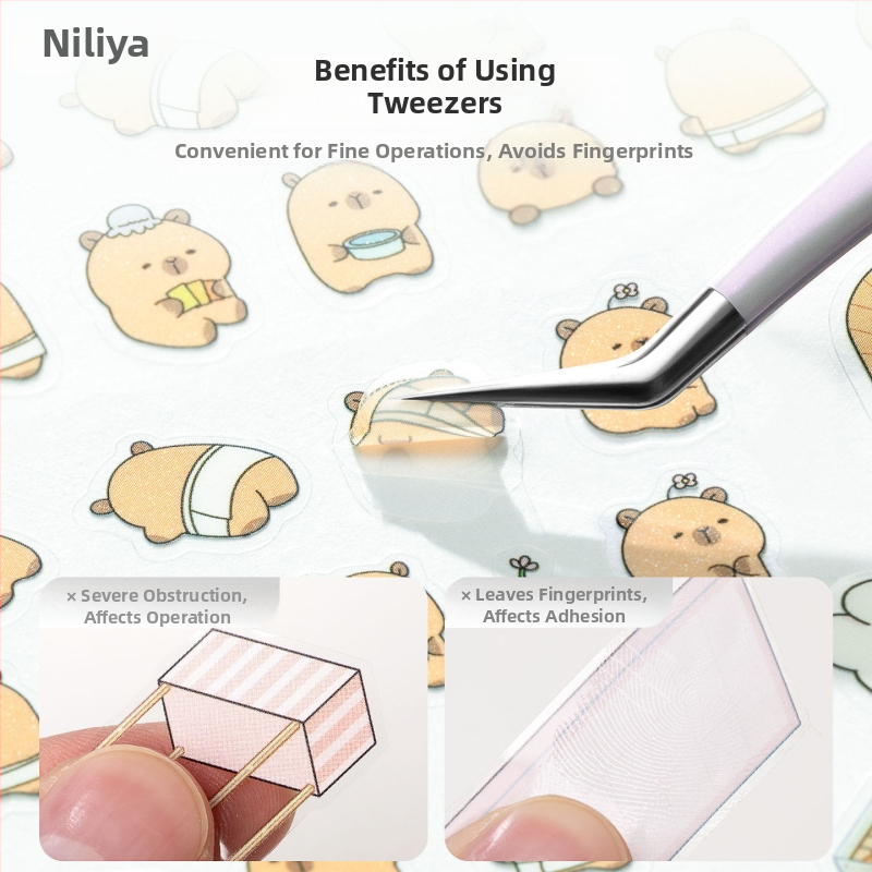 Ripsmete kunsti pincettide komplekt: terav ots pincettid, keskmise süsinikusisaldusega plien, kõrgsüsinikulised otsad, käsiraamatu pincett, täpse ripsmete pincett