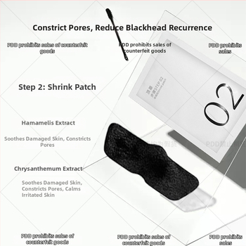 Bangwei; pakuotė 5 vnt.; galiojimo laikas 3 metai; kategorija: T-zonos priežiūra; nosinių pleistrų rinkinys nuo juodųjų dėmių — dvigubas valymas, juodųjų dėmių šalinimas, porų susiaurėjimas, riebalų kontrolė