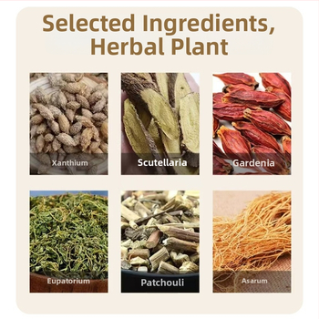 Žolelių nosies pleistras — ABS medžiaga, 6 pleistrai dėžutėje, pritaikomas, nosies sveikatai