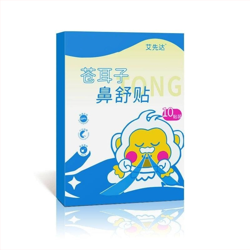 Žolelių nosies pleistras — ABS medžiaga, 6 pleistrai dėžutėje, pritaikomas, nosies sveikatai