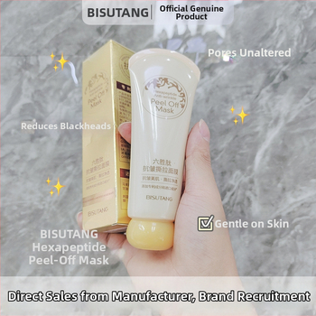 Bisutang Liusheng Peptidų nuluojama kaukė prieš raukšles, skirta visų tipų odai, riebalų kontrolė, gilus valymas.