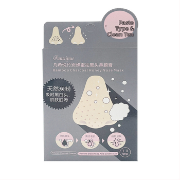 Van Xiyue Bambukų anglies ir medaus nosies kremas prieš inkštirus, 8 g x 10 vnt, porų susiaurėjimas, inkštirų šalinimas, odos švelninimas, tinka visų tipų odai