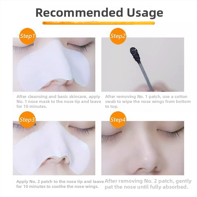 VSEA Nosies pleistrai juodų spuogelių šalinimui – porų giluminis valymas, T-zonos priežiūra, 4ml×5 pleistrai + 4ml×5 pleistrai