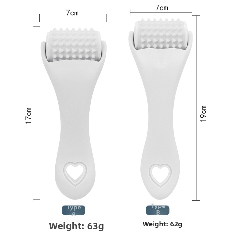 Silikona sejas masāžas rulītis, manuāls, bez elektrības, noņemams rulīte, sejas masāžai un pacēlumam