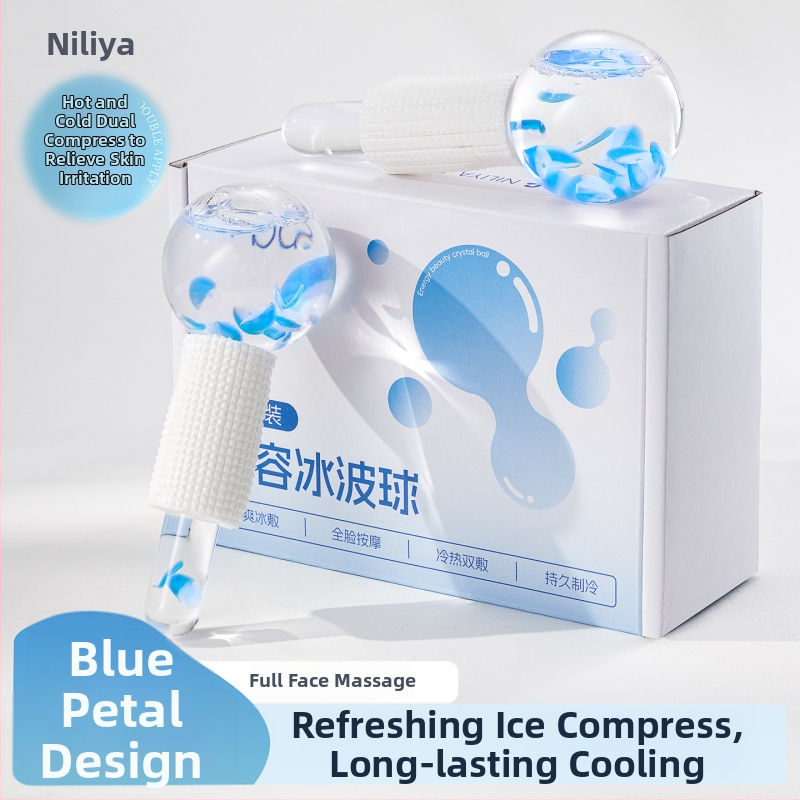 Nilya Grožio prietaisas: Ice Wave Ball ir Beauty Ice Hammer – rankinis masažo įrenginys akims ir veidui su neigiamaisiais jonais, be elektros, kilmė Guangzhou, galiojimo laikas 3 metai