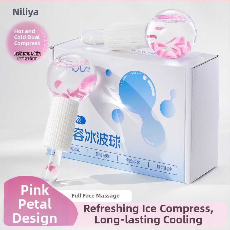 Nilya Grožio prietaisas: Ice Wave Ball ir Beauty Ice Hammer – rankinis masažo įrenginys akims ir veidui su neigiamaisiais jonais, be elektros, kilmė Guangzhou, galiojimo laikas 3 metai