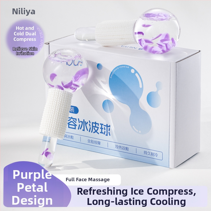 Nilya Grožio prietaisas: Ice Wave Ball ir Beauty Ice Hammer – rankinis masažo įrenginys akims ir veidui su neigiamaisiais jonais, be elektros, kilmė Guangzhou, galiojimo laikas 3 metai