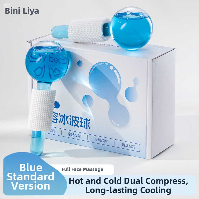 Nilya Grožio prietaisas: Ice Wave Ball ir Beauty Ice Hammer – rankinis masažo įrenginys akims ir veidui su neigiamaisiais jonais, be elektros, kilmė Guangzhou, galiojimo laikas 3 metai