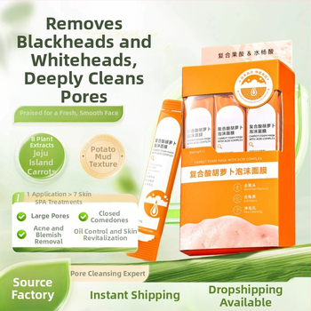 BUV Molio kaukė su morkų komponentu – Riebalų reguliavimas, Juodųjų spuogų šalinimas, Porų sutraukimas, Giliai valantis