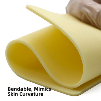 Tattoo praktinė oda antakiams, silikoninė imitacinė oda, universaliam naudojimui, apie 180 g