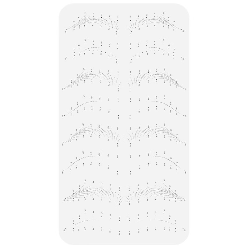 Piele de practică pentru tatuaj sprâncene, textură siliconică moale, pentru începători. Fără import; Potrivit pentru utilizare universală.