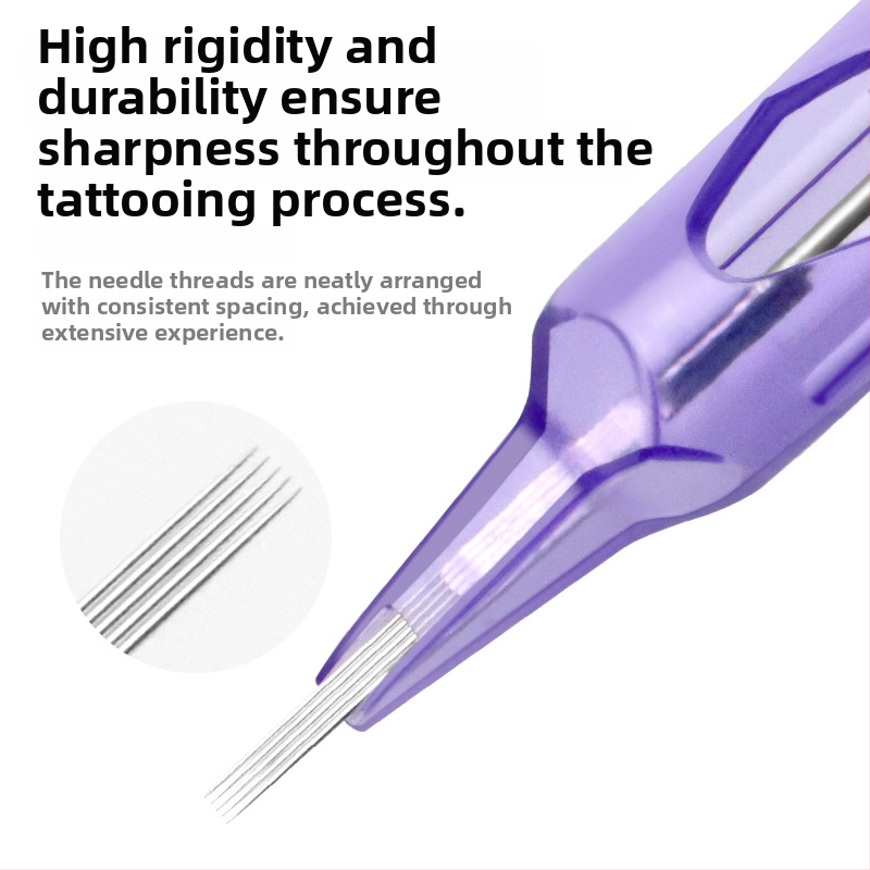 Vienkartinė All-in-One adata tatuiravimo mašīnoms – universalus naudojimas lūpų šešėliavimui, pudriniams antakiams ir akių linijai