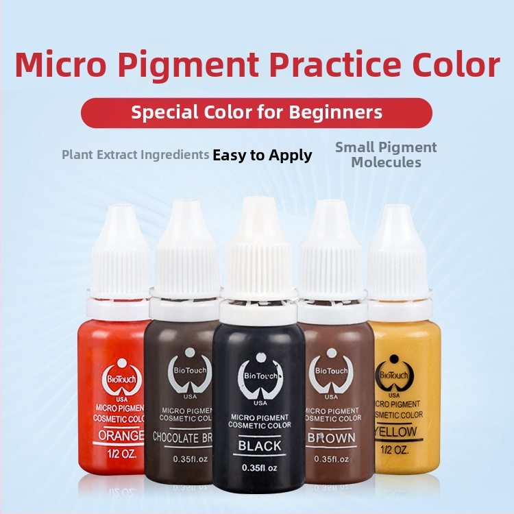 Praktinis pigmentas tatuiruotėms antakiams, lūpoms ir akių kontūro (25 g) – suderinamas su tatuiravimo mašinėle ir rankiniu rašikliu