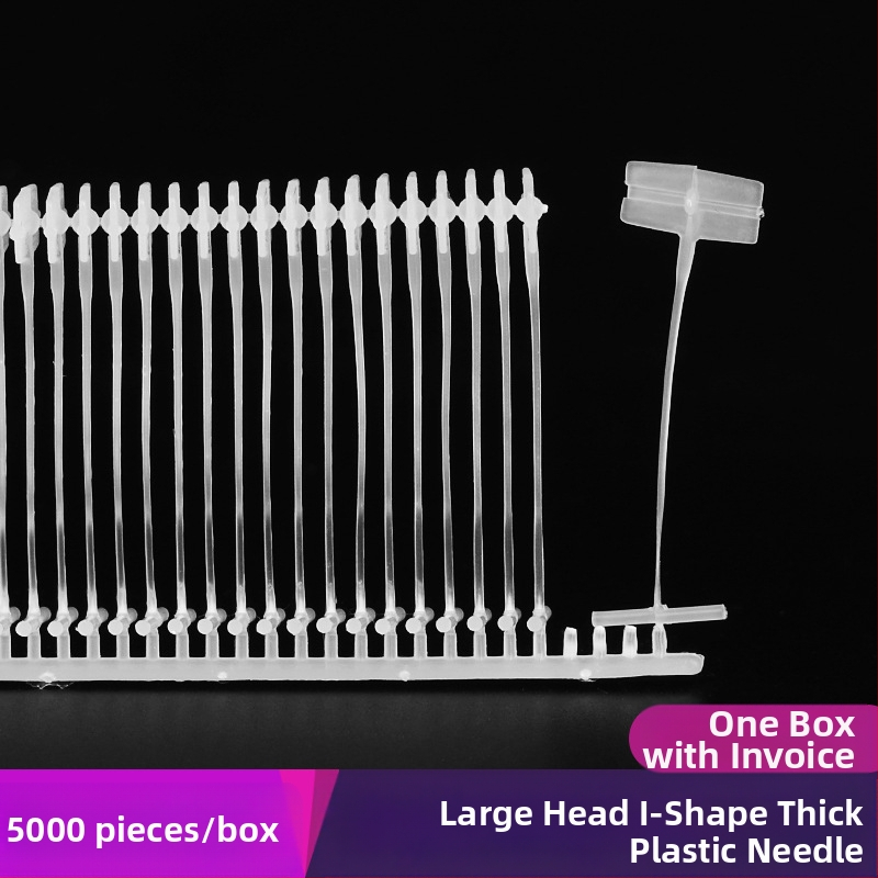 Etiketi pistelli nõel – Suur pea, Paks plastmass, I-tüüpi laiendatud nõel, PP materjal