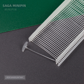 I-tüüpi liimnõel etikettide jaoks – riietele ja mütsidele, PP-materjal, kaubamärk Aitai, 5000 tk karbis