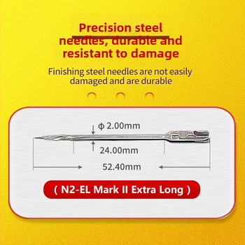 SAGA etikečių pistolė 60EL, išplėsta adata, skirta drabužiams ir tekstilei