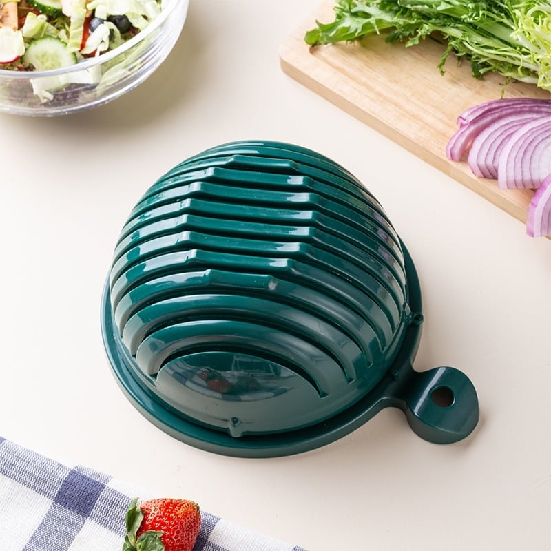 Daugiafunkcinis daržovių pjaustytuvas su pjaustymo dubeniu | Medžiaga: PP | Individualizuotas apdorojimas | Logotipo spauda