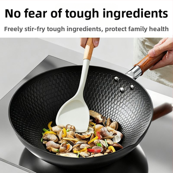 Ketaus wokas su nelipniu paviršiumi, su vienu dugnu, suderinamas su visomis viryklėmis