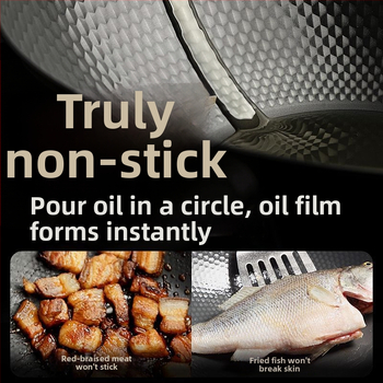 Ketaus wokas su nelipniu paviršiumi, su vienu dugnu, suderinamas su visomis viryklėmis