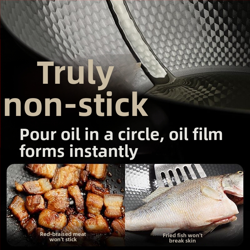 Ketaus wokas su nelipniu paviršiumi, su vienu dugnu, suderinamas su visomis viryklėmis