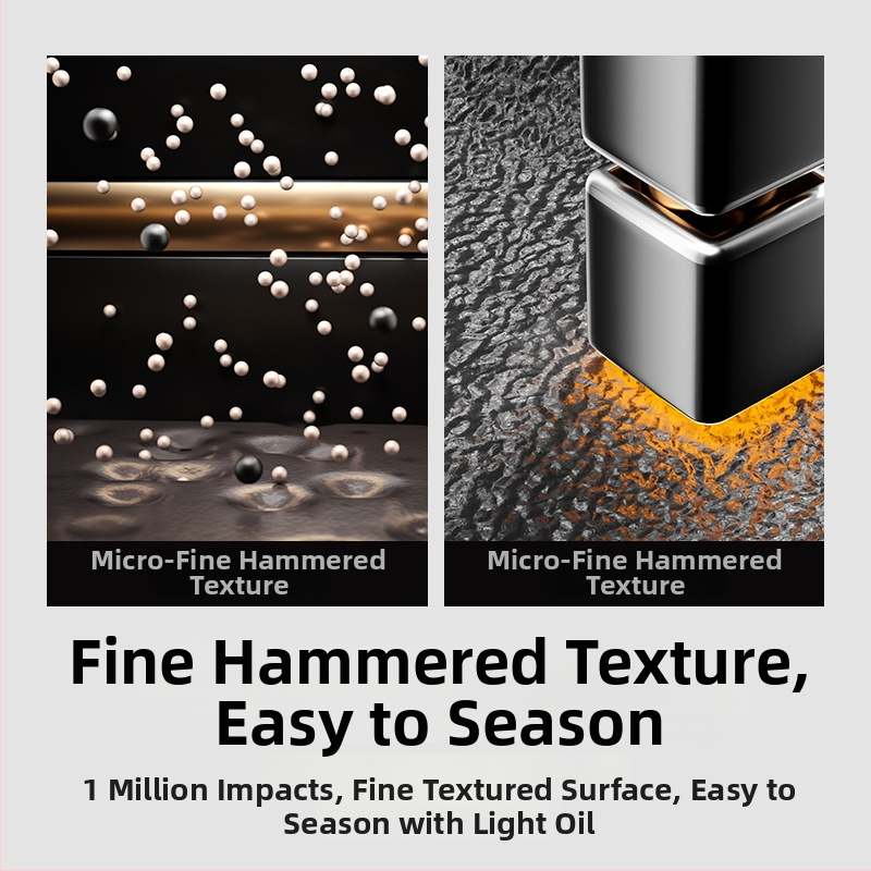 Keptuvė kepimui / plokščioji keptuvė – gryna geležis, kinų stilius, daugiapakopis dugnas, stiklinis dangtelis, modelis FS-CS-024