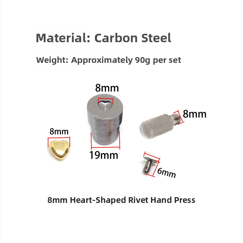 Südamekujuline pressvorm nahale – DIY, sobib jalatsitele, mütsidele, rihmadele, kottidele ja riietele