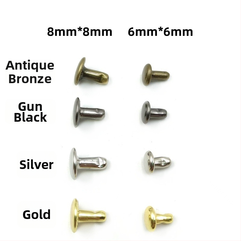 120 gab., divpusēju kniedu uzstādīšanas komplekts ādas apģērbiem — Xinghu