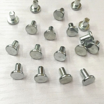Nita, galvanizuota, su plokščią galva, iš anglies plieno, GB/T 109-1986, Zheng Wei hardware