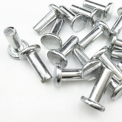 Nita, galvanizuota, su plokščią galva, iš anglies plieno, GB/T 109-1986, Zheng Wei hardware